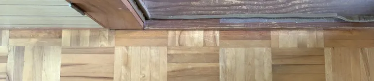 配線モールがあった場所