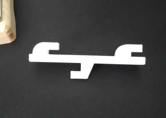 自作したフック横からみた図