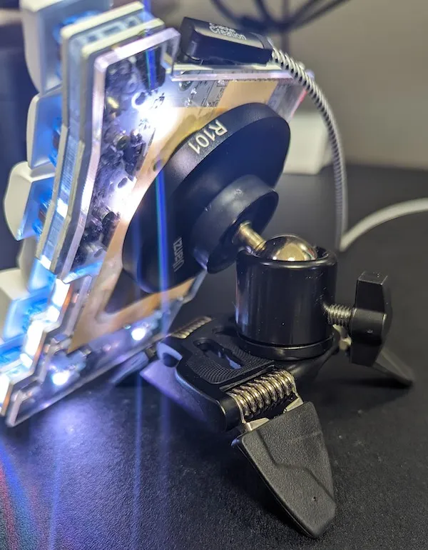 Keyballをテンティングするのに使っている部材